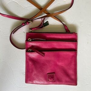 Dooney & Bourke Triple Zip North South Crossbody Bag